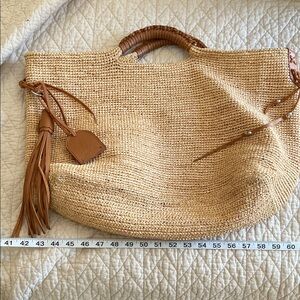 Polo Ralph Lauren Tan Woven bag